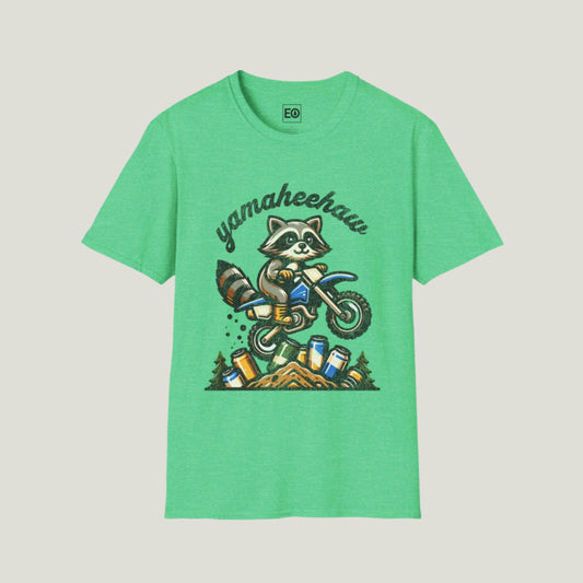 Yamaheehaw Enthusiast Raccoon T-Shirt - Unisex Softstyle